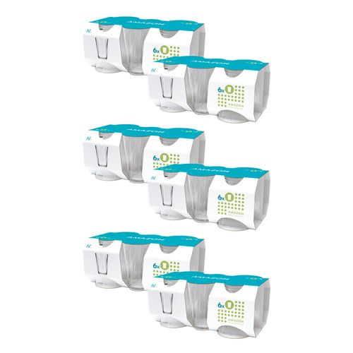 Kit 36 Copos Nadir Amazon em Vidro Transparente 190ml 5129641 c